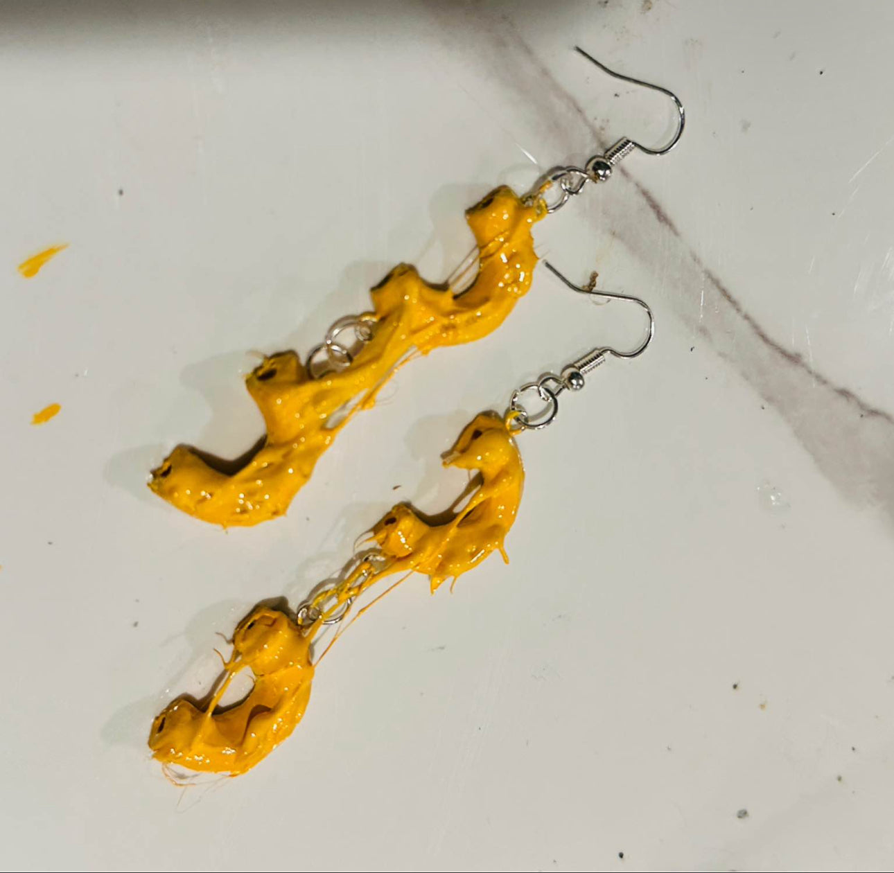 Mac and cheese Earrings