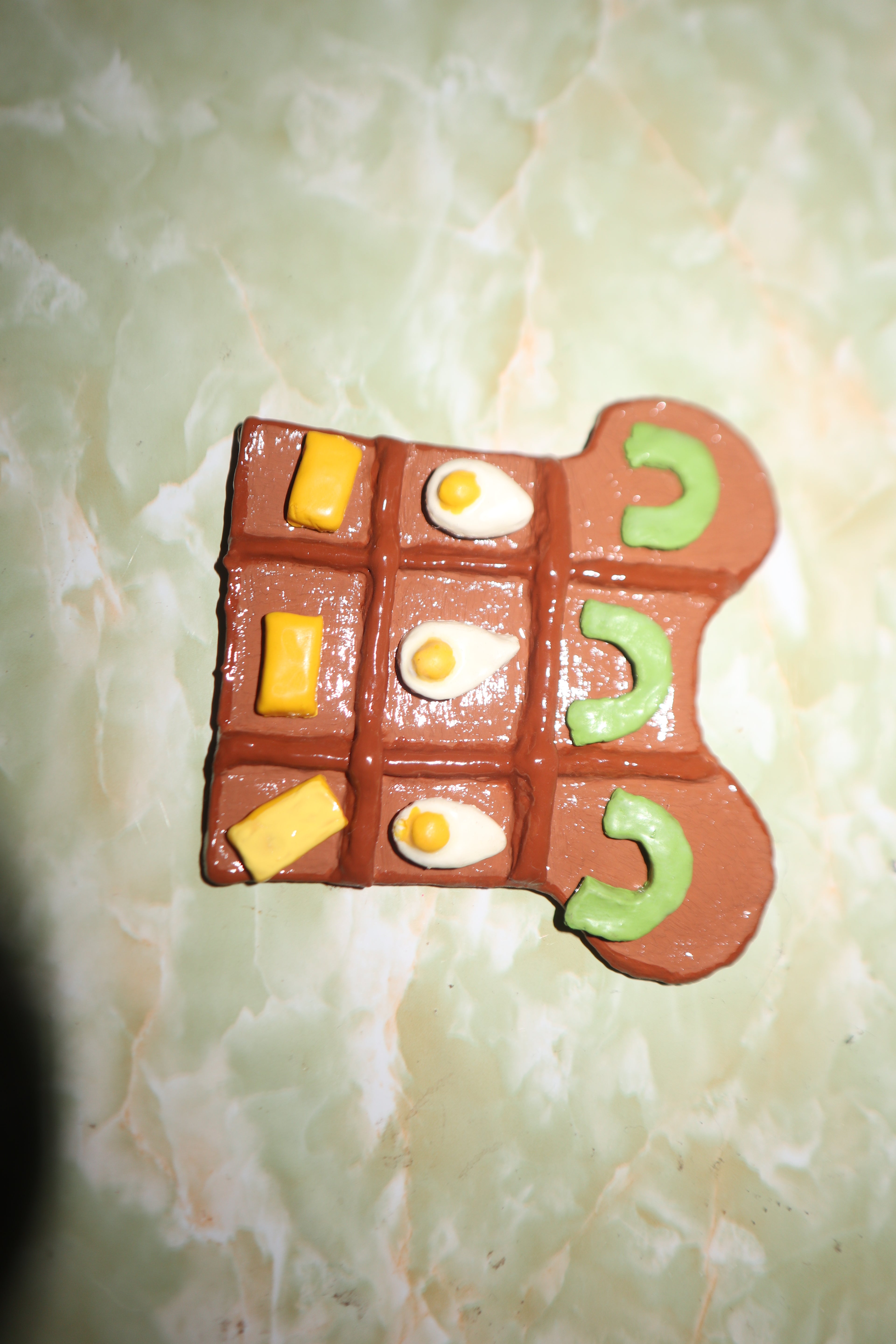 Breakfast Themed Tic Tac Toe Board