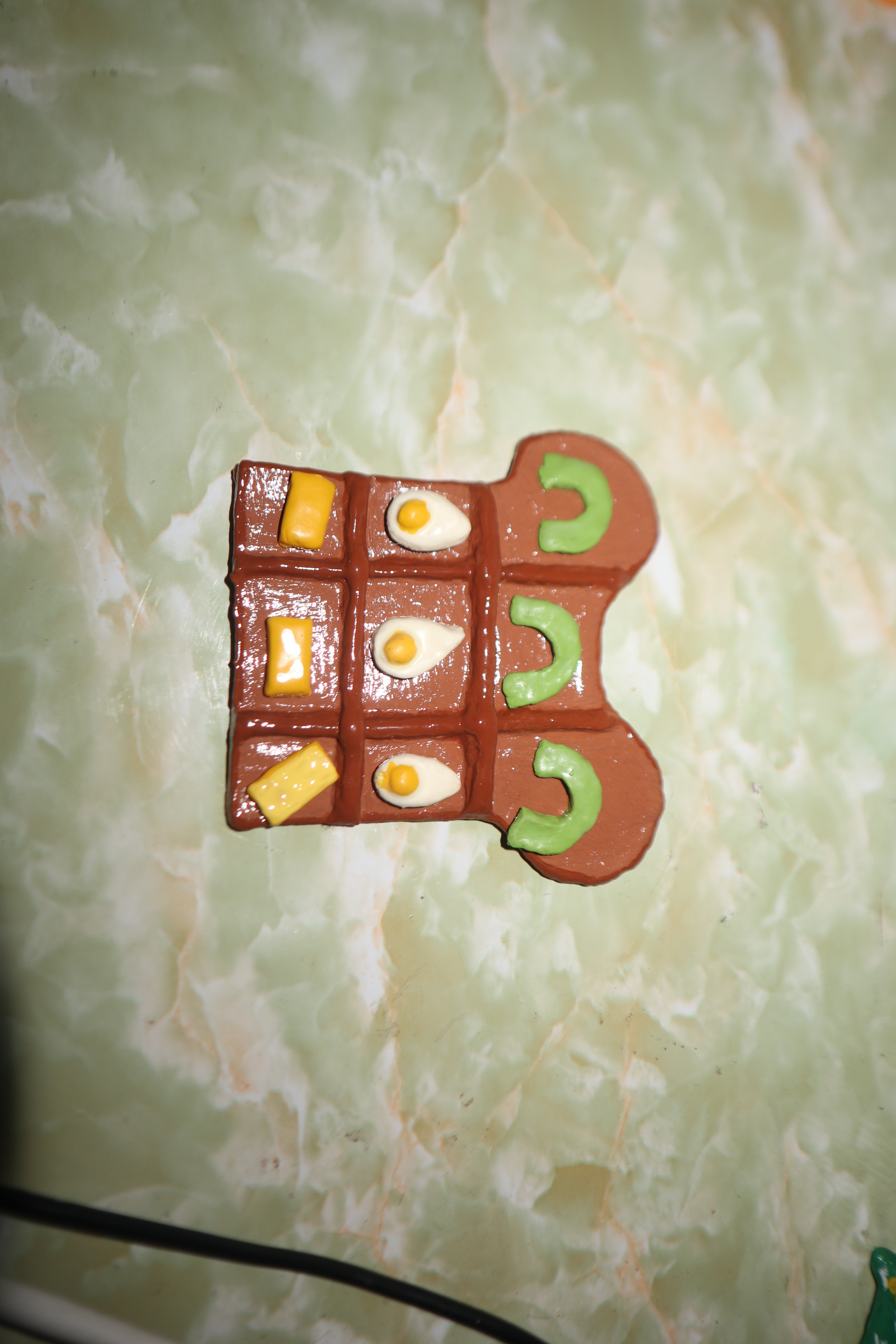 Breakfast Themed Tic Tac Toe Board