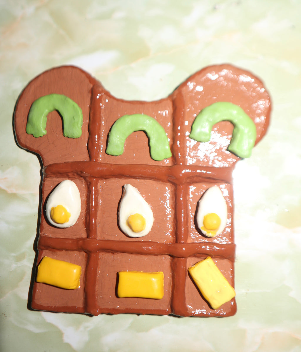 Breakfast Themed Tic Tac Toe Board