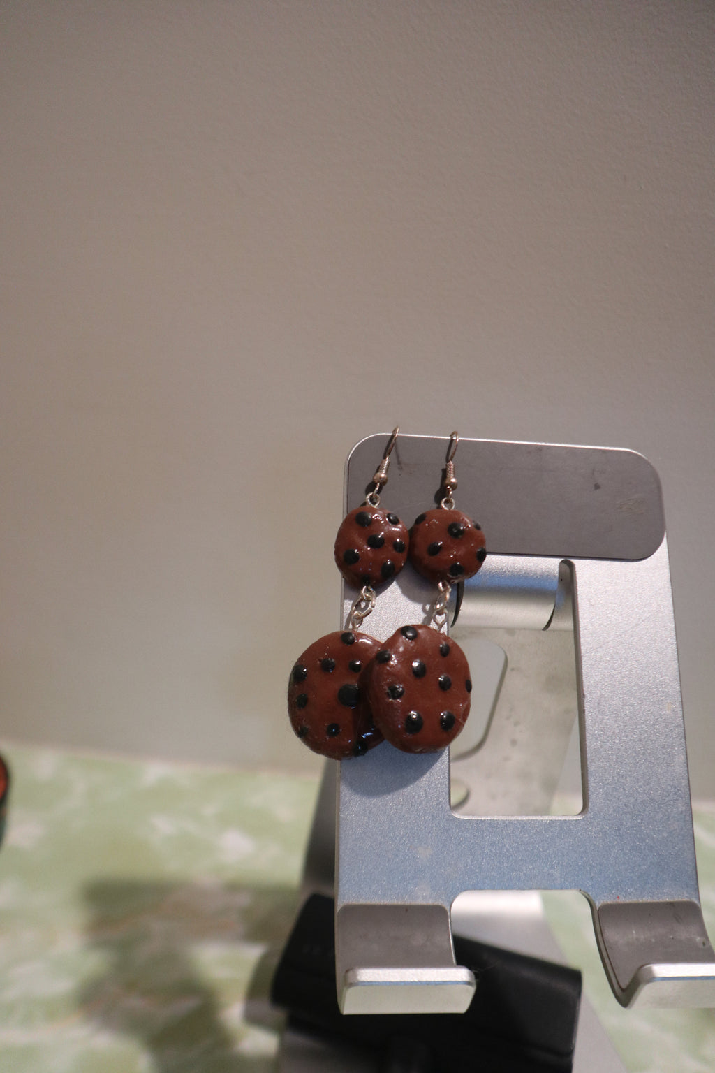 Chocolate Chip Cookie Earrings