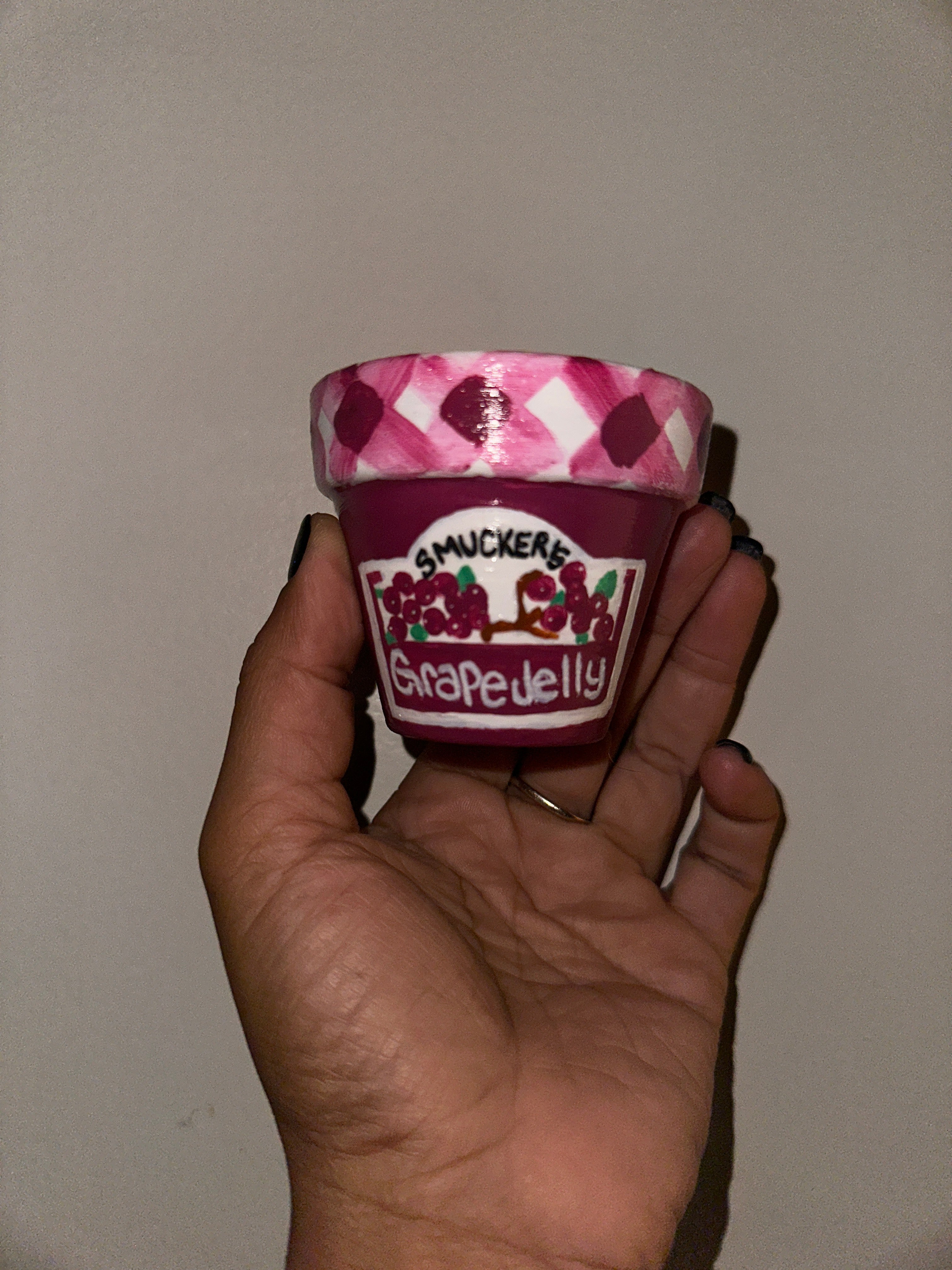 Smuckers inspired 2inch Terracotta Planter