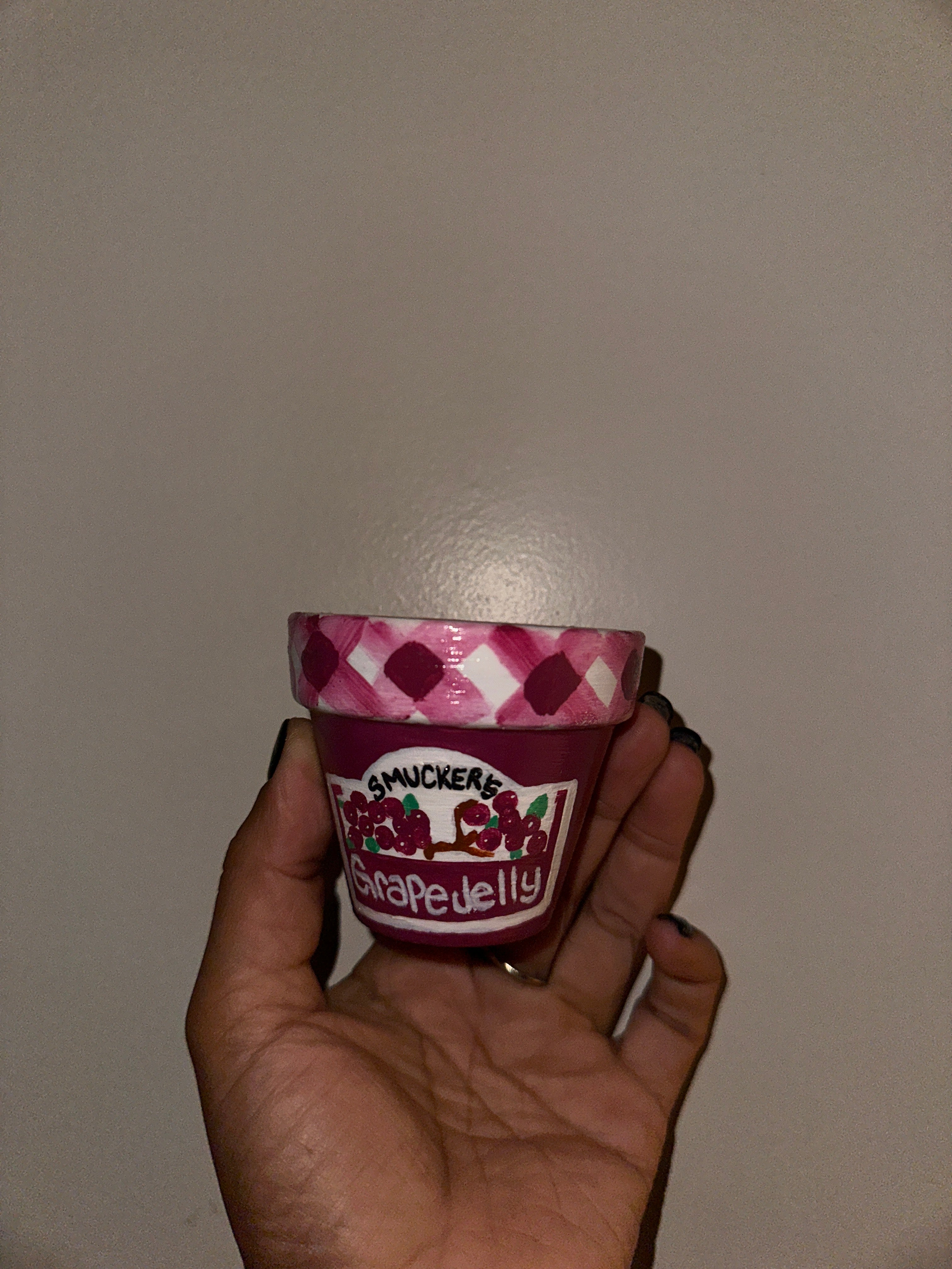 Smuckers inspired 2inch Terracotta Planter