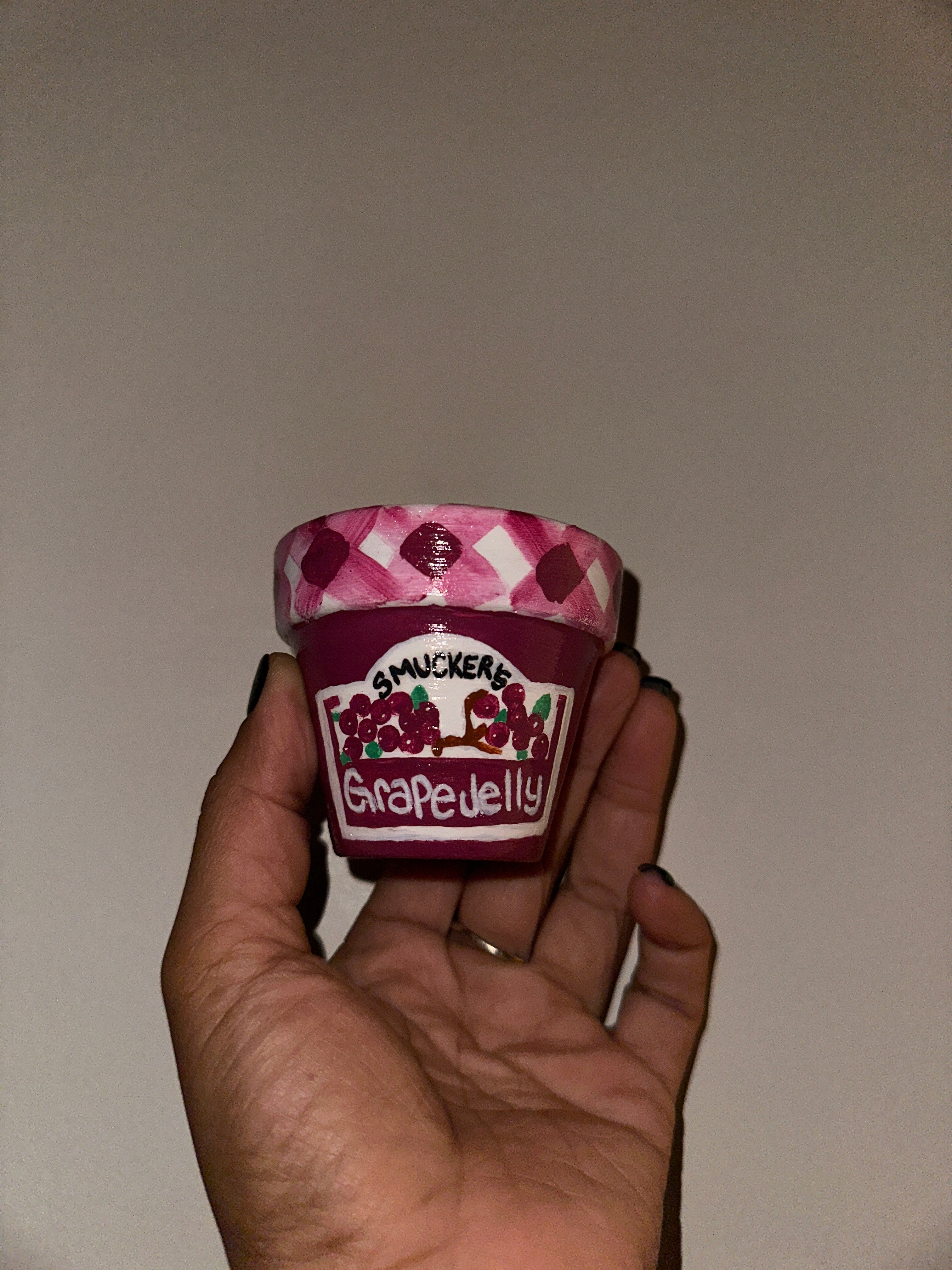 Smuckers inspired 2inch Terracotta Planter