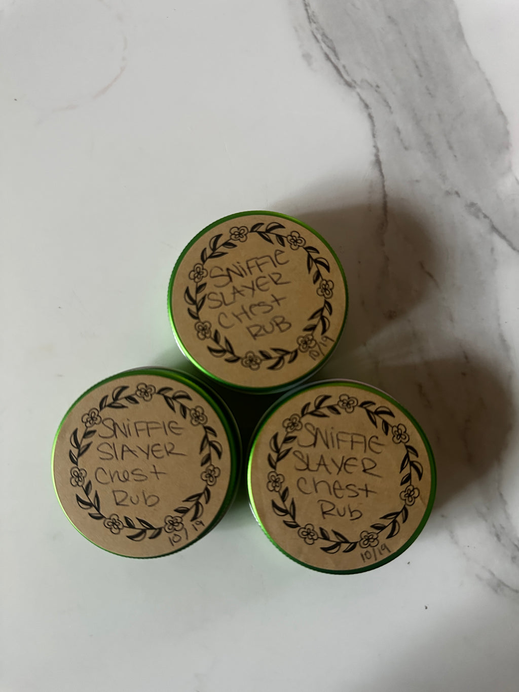 Sniffle Slayer Chest Rub - Herbal Vapor Rub for congestion, Colds & Sinus Relief