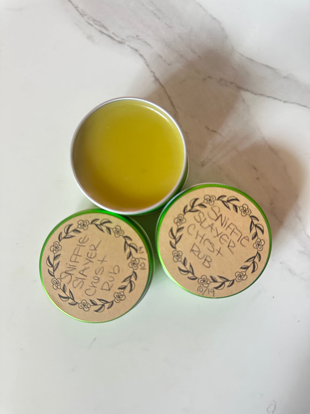 Sniffle Slayer Chest Rub - Herbal Vapor Rub for congestion, Colds & Sinus Relief